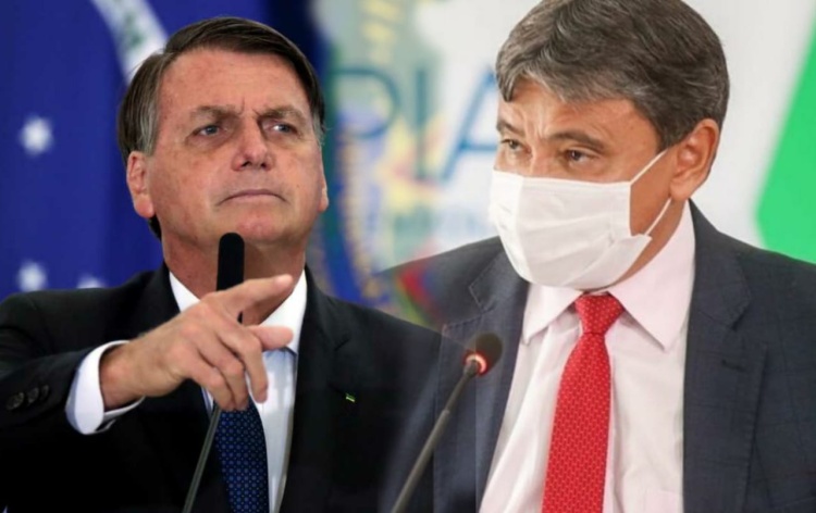 Foto:  Bolsonaro e Welington Dias 
